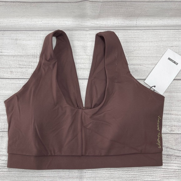 Gymshark Other - GYMSHARK Whitney Summons MEDIUM Sport Bra Padded High Stretch Chocolate.